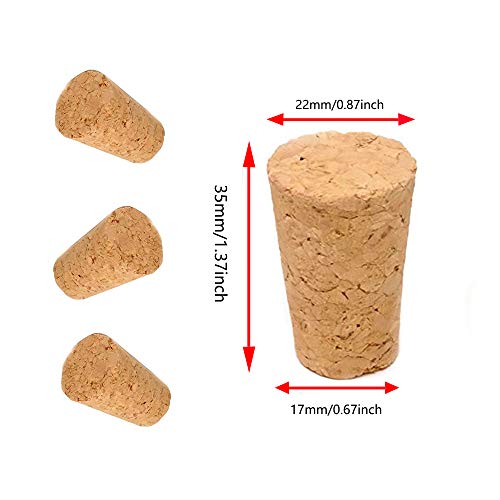 30 Pack Natural Soft Wood Tapered Corks O83611