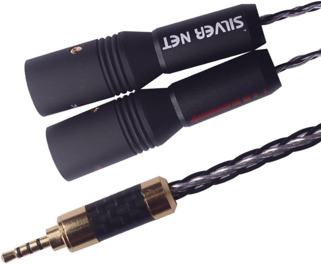 2.5mm TRRS Balanced Male to 2 XLR Male Cable 3.2ft C407