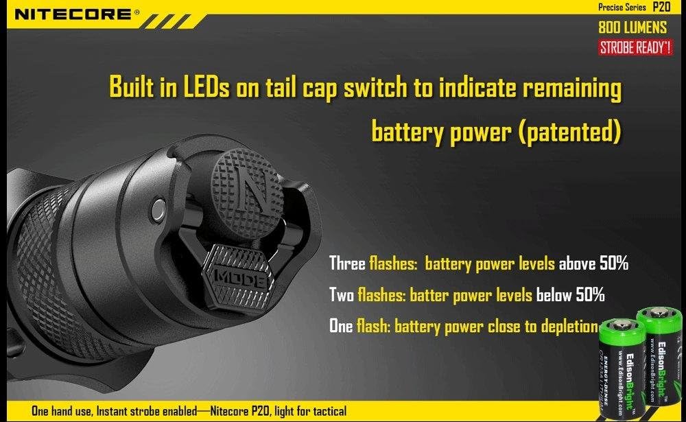 800 Lumen LED Tactical Flashlight W3663