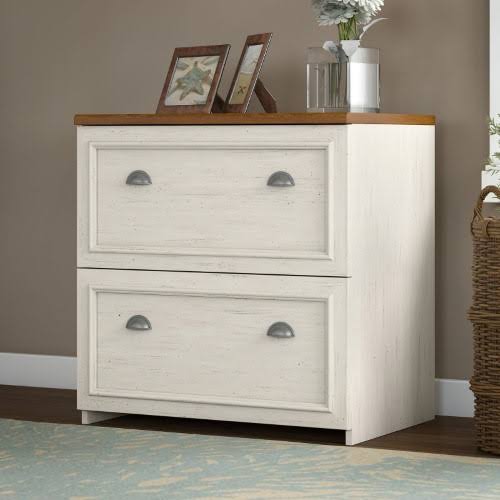 Antique White Lateral File Cabinet G35950