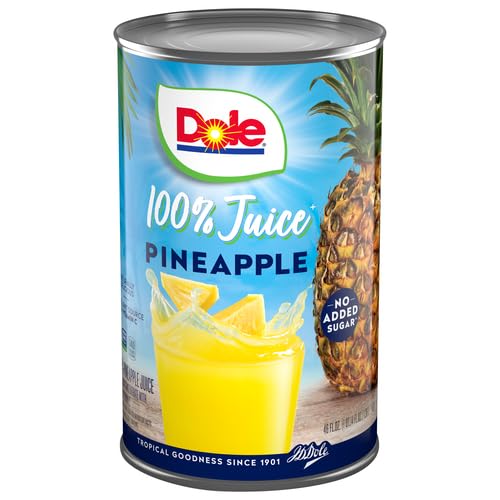 100% Pineapple Juice, 46 Ounce Cans (Pack of 6) T33756