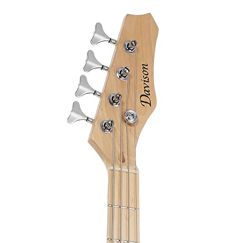 Black Full Size 4 String Electric Bass Guitar L5241