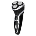 Rechargeable Wet & Dry Rotary Electric Razor for Men (Black) Pack of 2 I46975