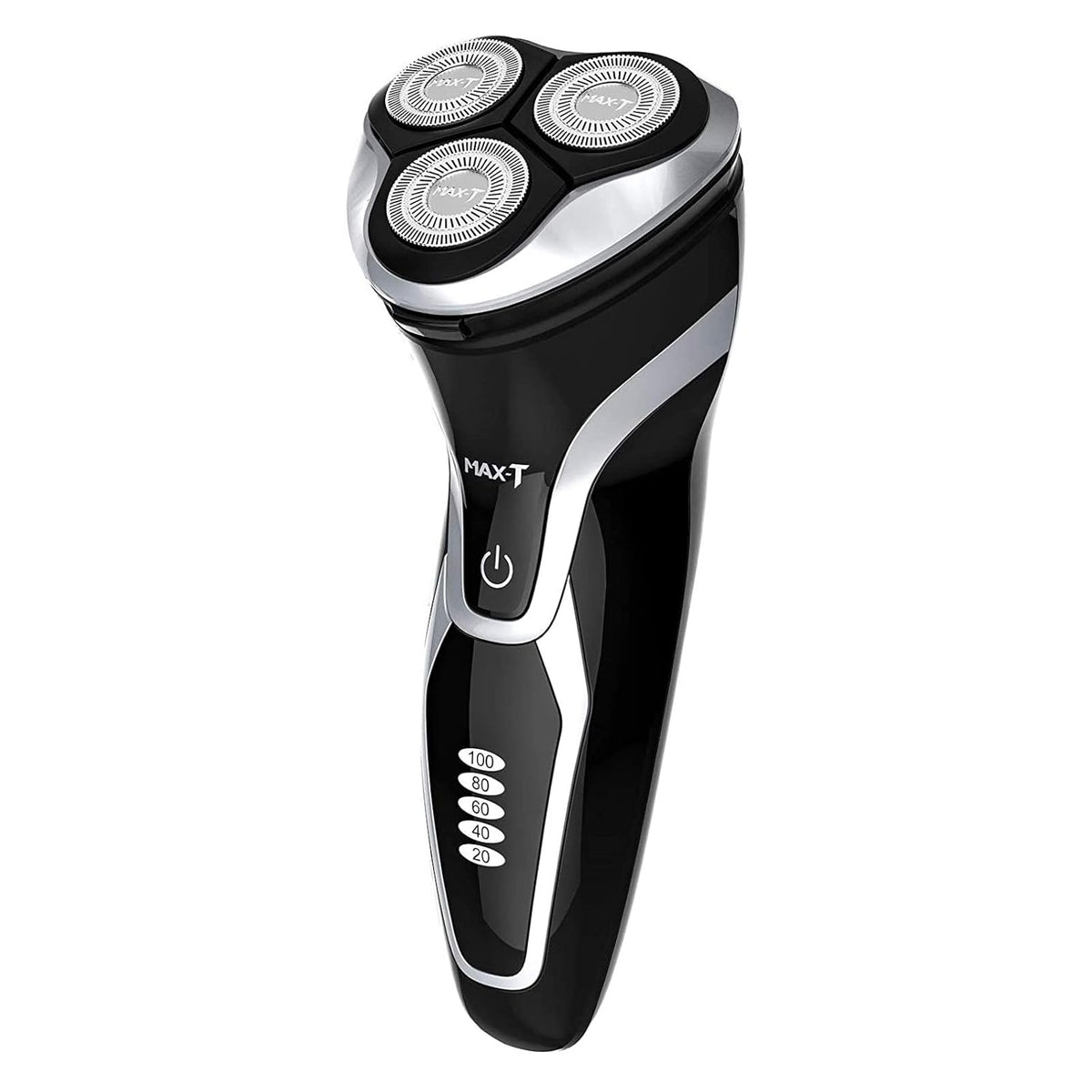 Rechargeable Wet & Dry Rotary Electric Razor for Men (Black) Pack of 2 I46975