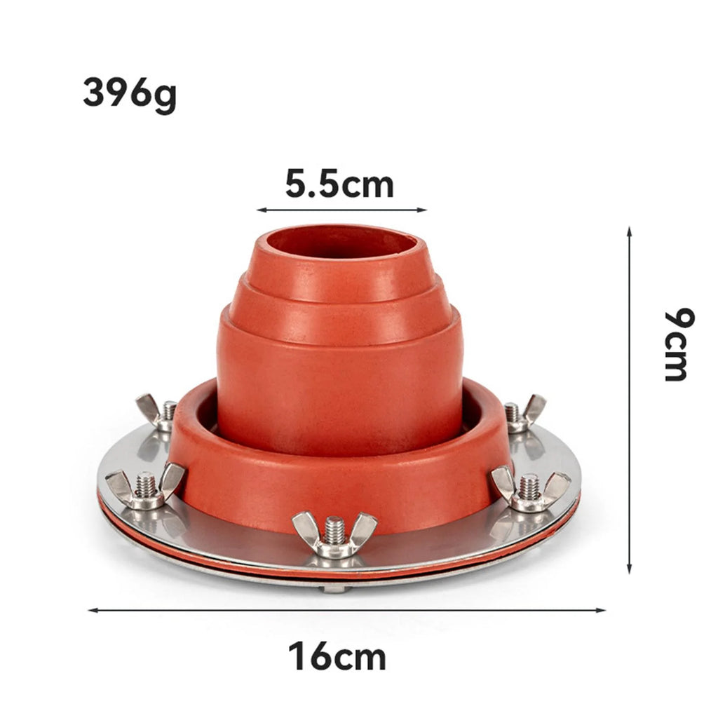 Hot Tent Jack Fireproof Protection Pipe Vent Roof Pipe Flashing Wood Burner Flue Pipe Fitting Y2931