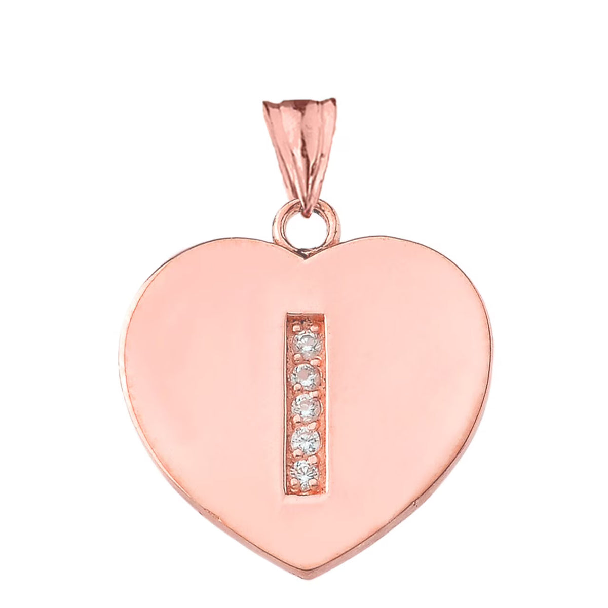 Rose Gold Heart Pendant Necklace Y73469