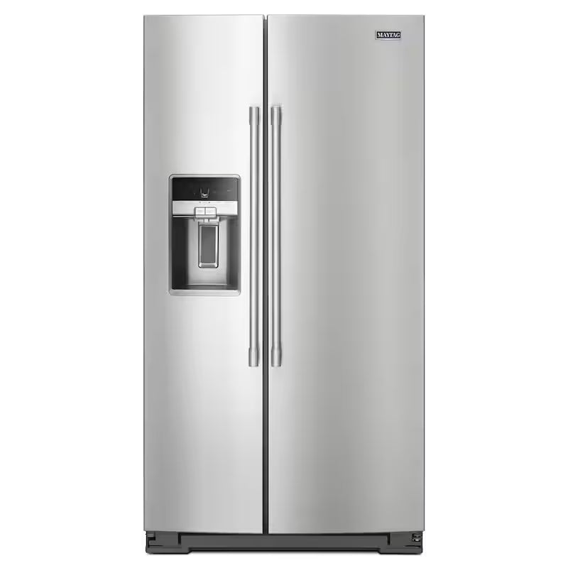 21 cu. ft. Side by Side Refrigerator Stainless Steel Counter Depth U505