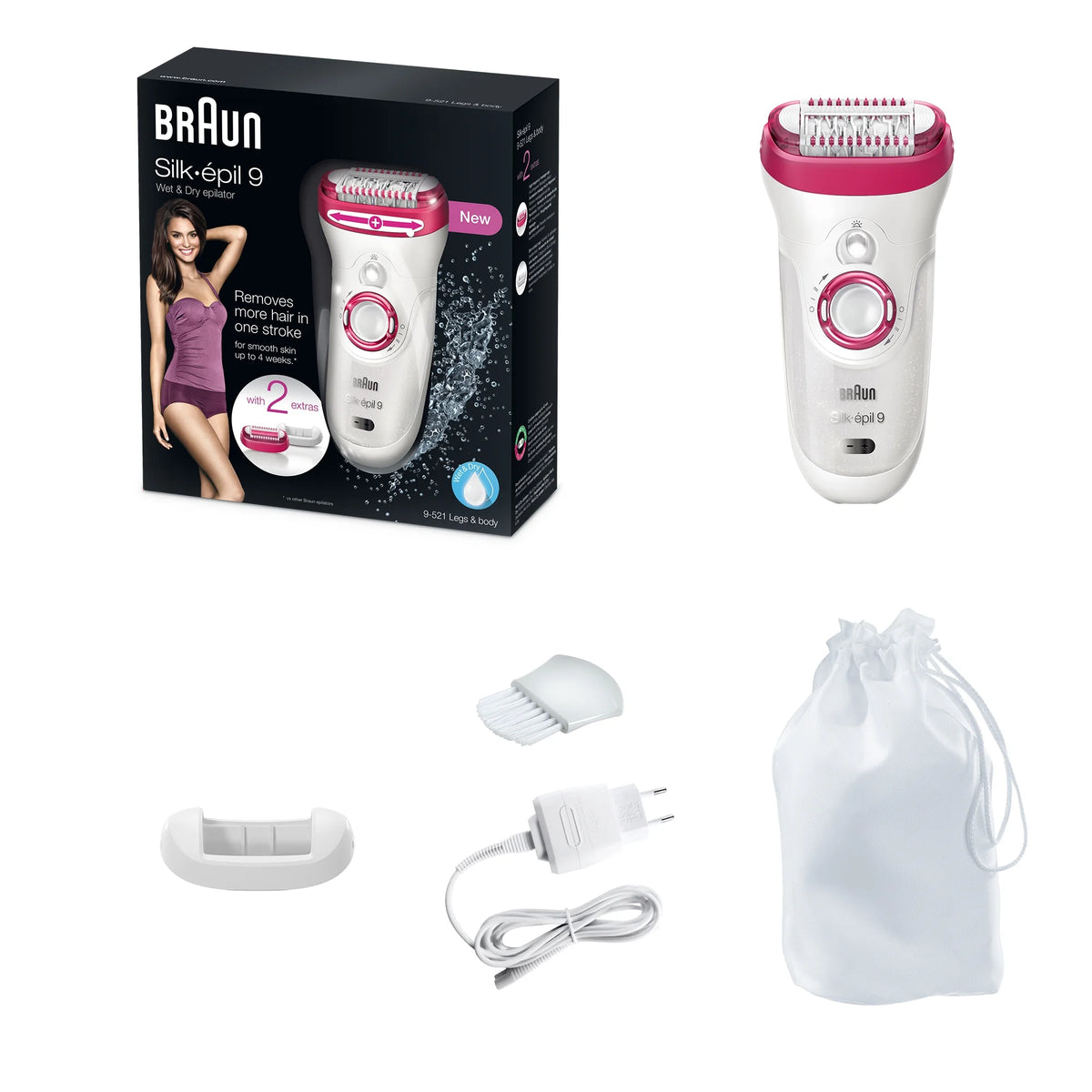 Wet & Dry Cordless Epilator E70292