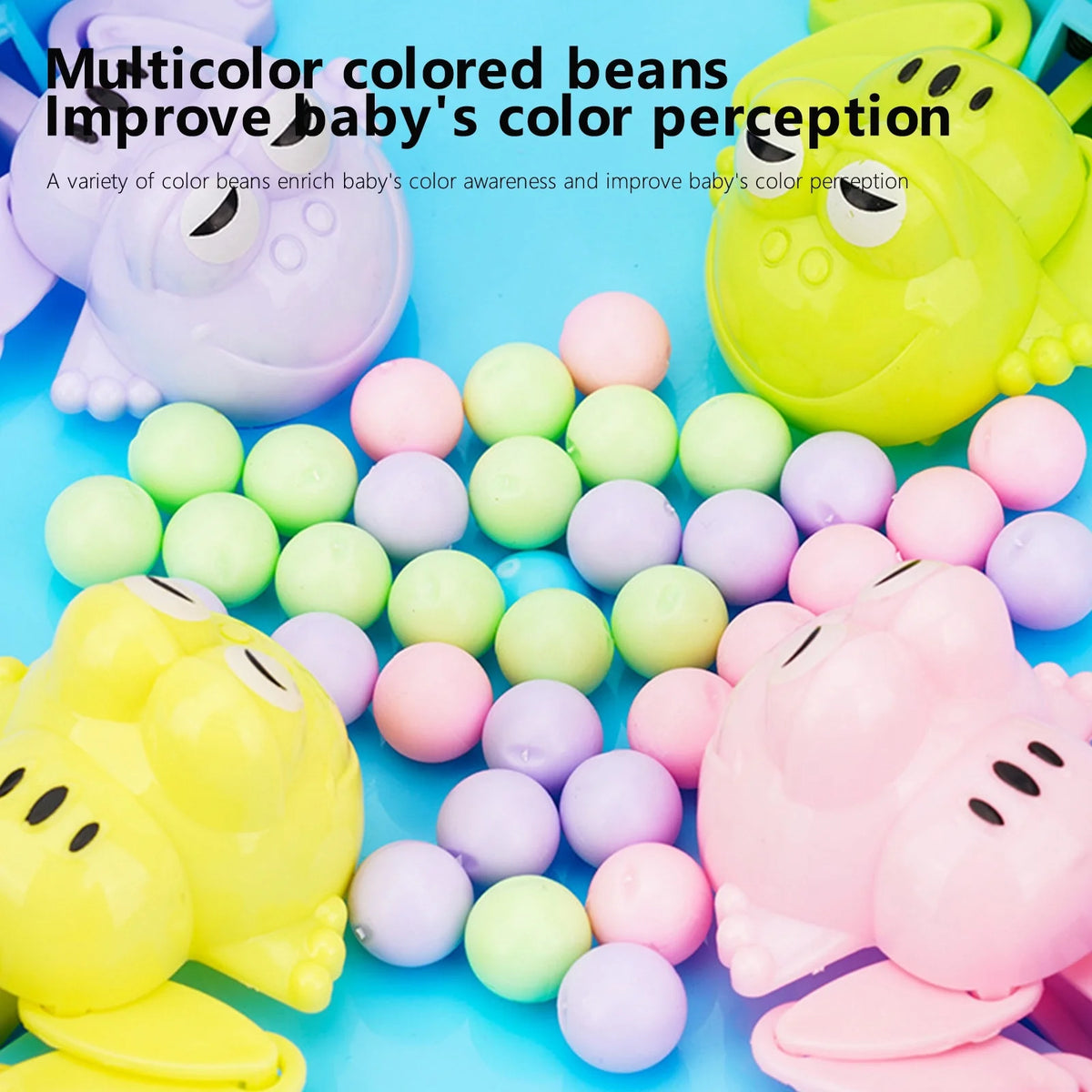 Hungry Frogs Eating Beans Children Board Strategy Games Toy P118863