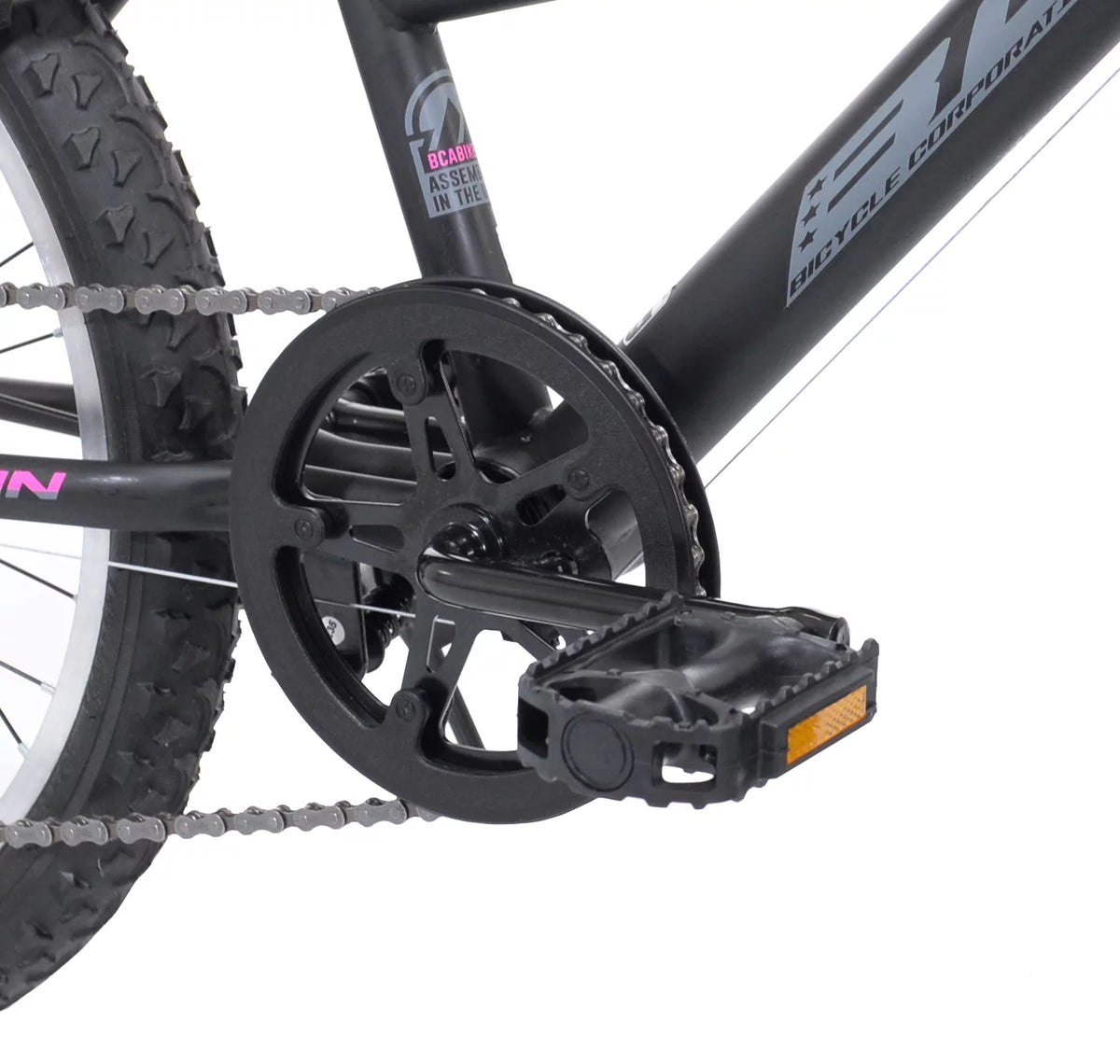 20-inch Girl's Mountain Child Bicycle Black/Pink L414