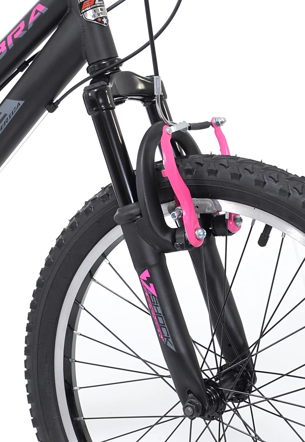 20-inch Girl's Mountain Child Bicycle Black/Pink L414