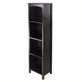 5-Tier Espresso Storage Shelf Bookcase D2229