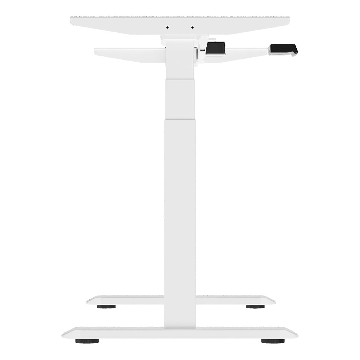 White Electric Stand up Office Desk Frame P485089