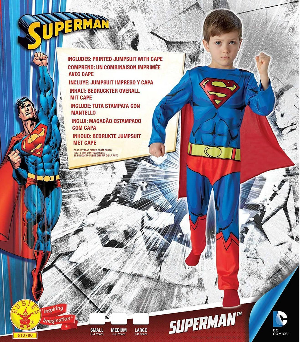 Child Medium Comic Book Superman Classic S42116