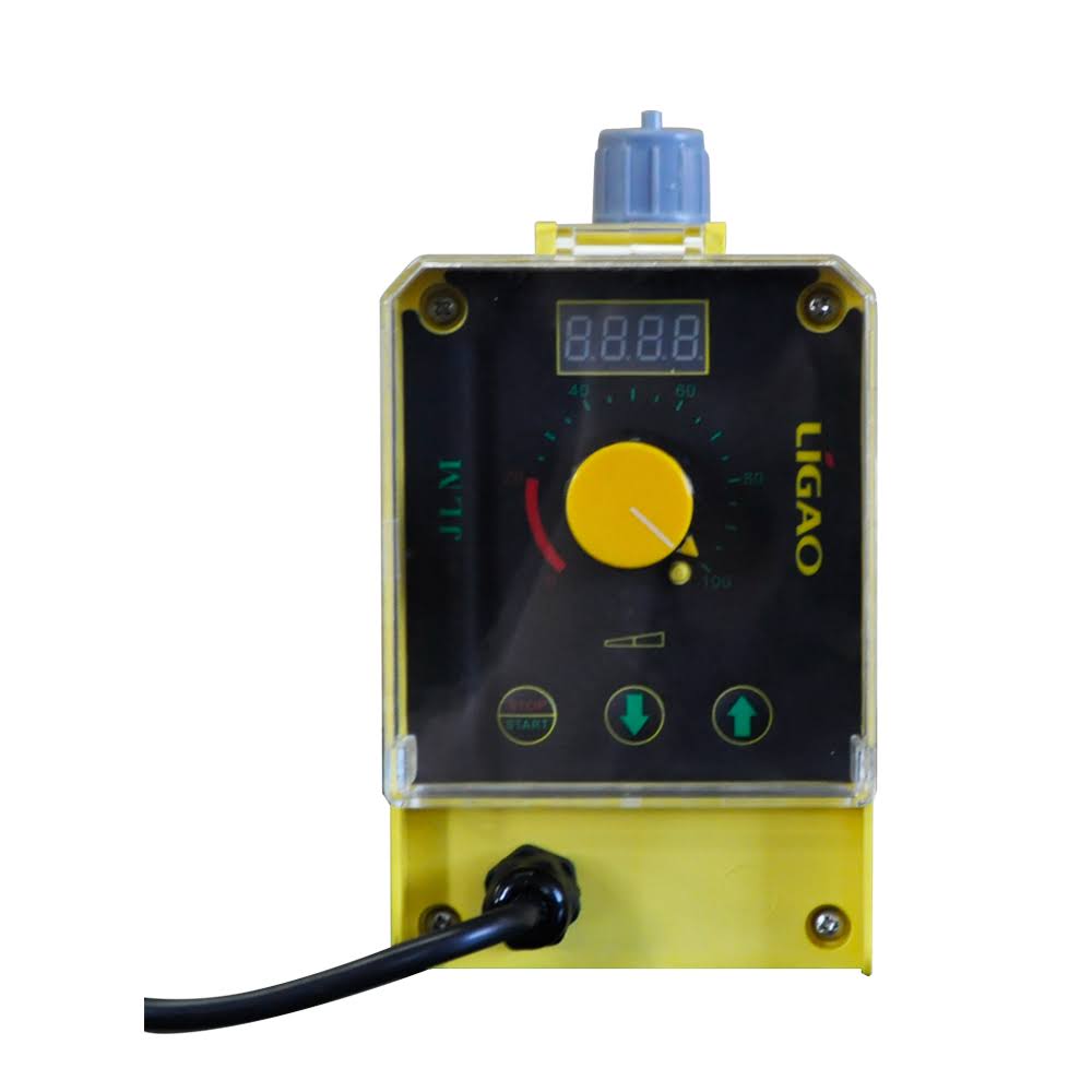 Manual Solenoid Diaphragm Metering Pump 0-10Lph@2bar PVC O2712