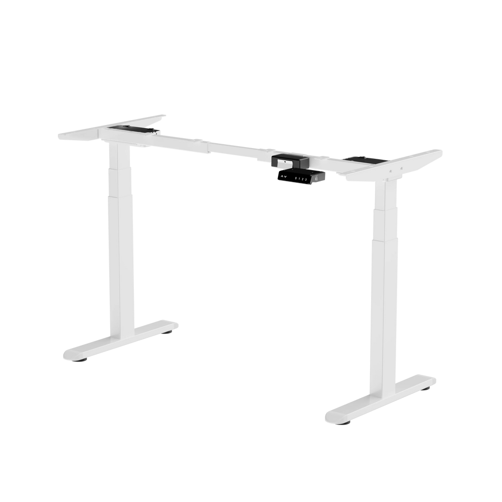 White Electric Stand up Office Desk Frame P485089