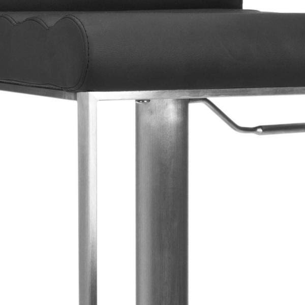 Black Gas Lift Swivel Bar Stool M163867