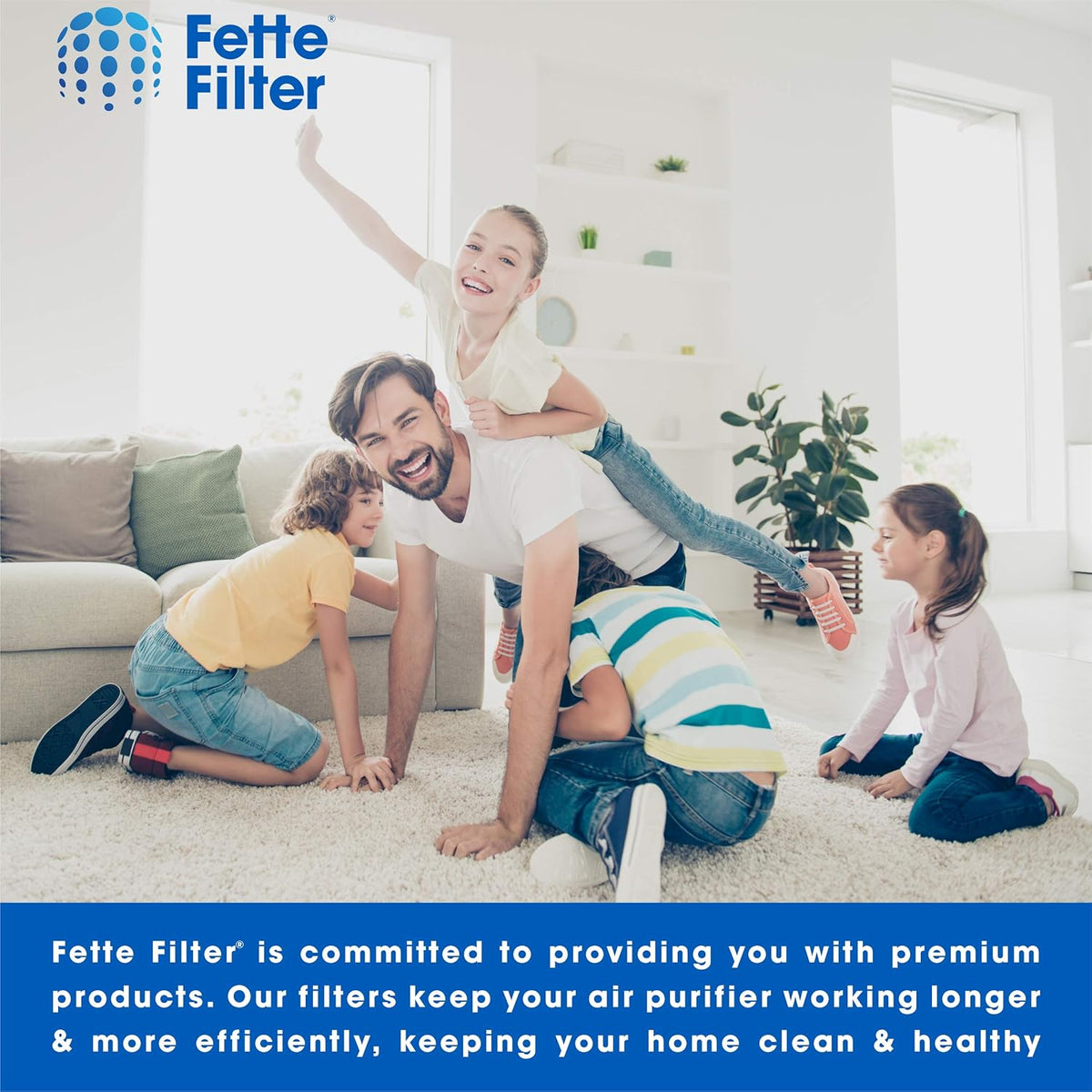 HEPA Filter Compatible with AeraMax 290 AeraMax 300 DX95 Air Purifiers Q498