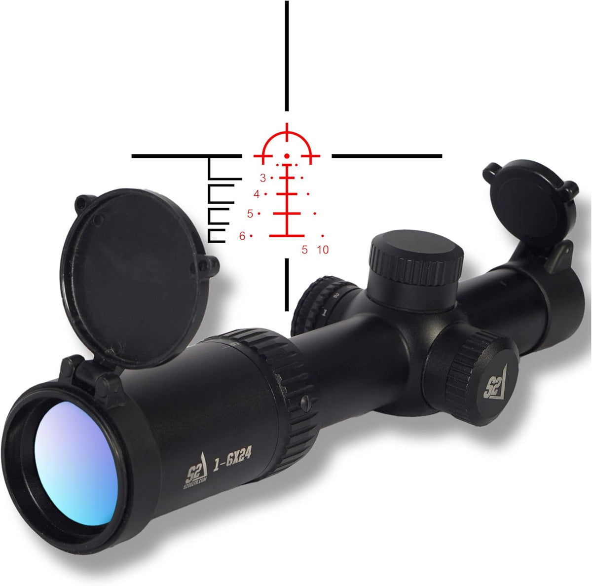 Illuminated 5.56 BDC Reticle Carbine Scope U43103