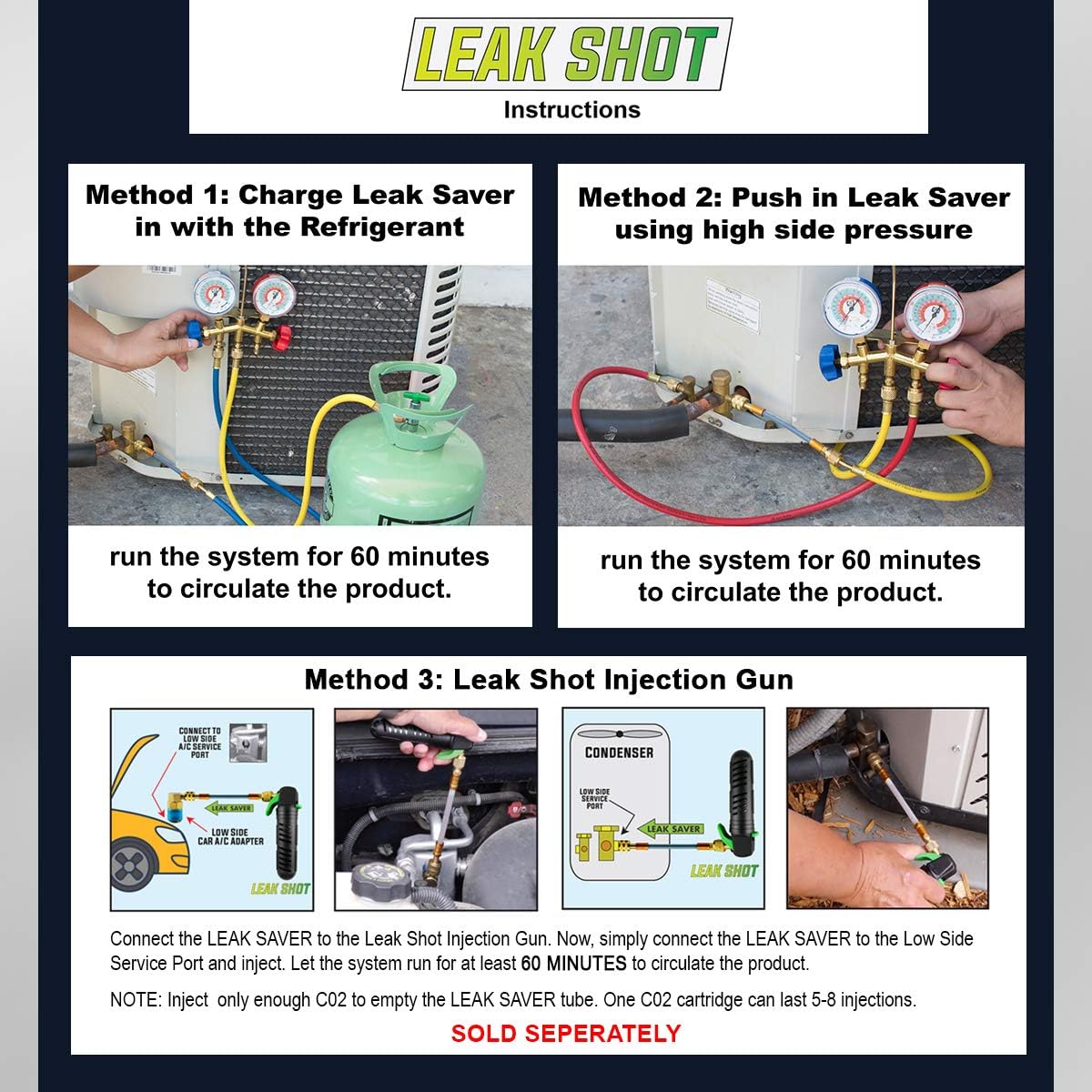 Refrigerant Leak Sealer for Air Conditioner and Refrigeration Systems P86590