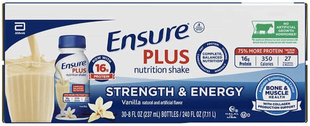 Vanilla Nutrition Shake, 8 ounces, 30 count J97355