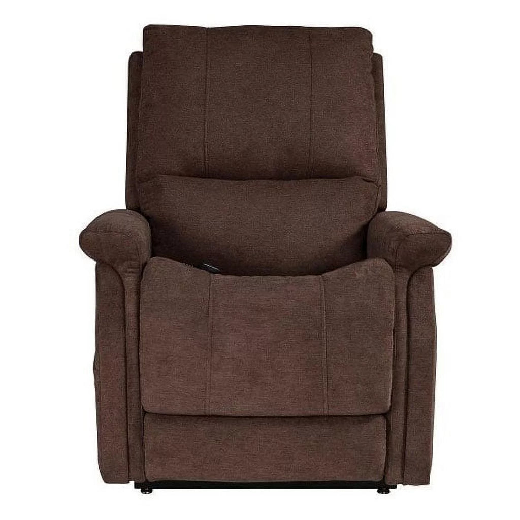 Brown Fabric Recliner V988