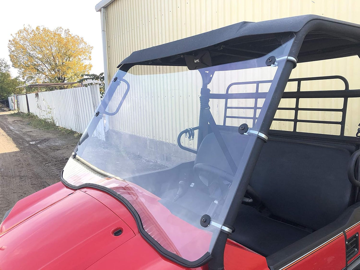 Kawasaki Mule Pro MX Scratch Resistant Polycarbonate Full Windshield P5831