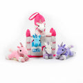 Plush Unicorn Castle with 5 Stuffed Animal Unicorns D1803