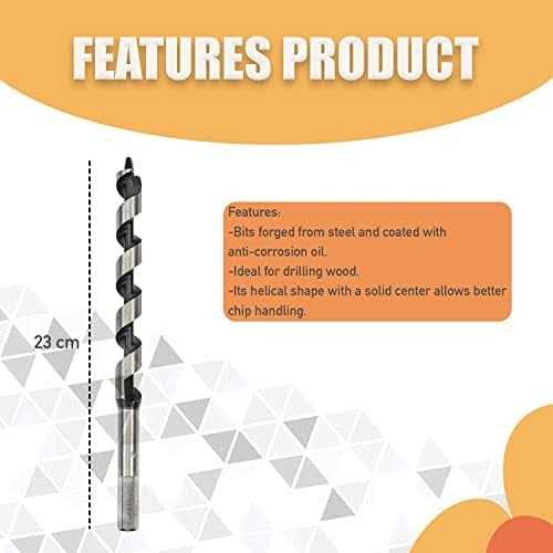 Steel and Plastic Carpenters Bit Brace Hand Crank Drill J345822