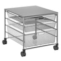 Mesh Compact Fridge Cart K581618
