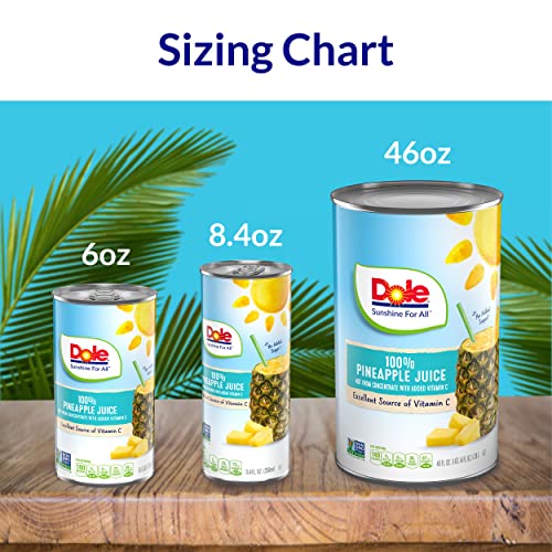 100% Pineapple Juice, 46 Ounce Cans (Pack of 6) T33756