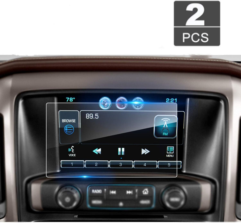 8 Inch Car Navigation Screen Protector Tempered Glass Pack of 2 Y6093
