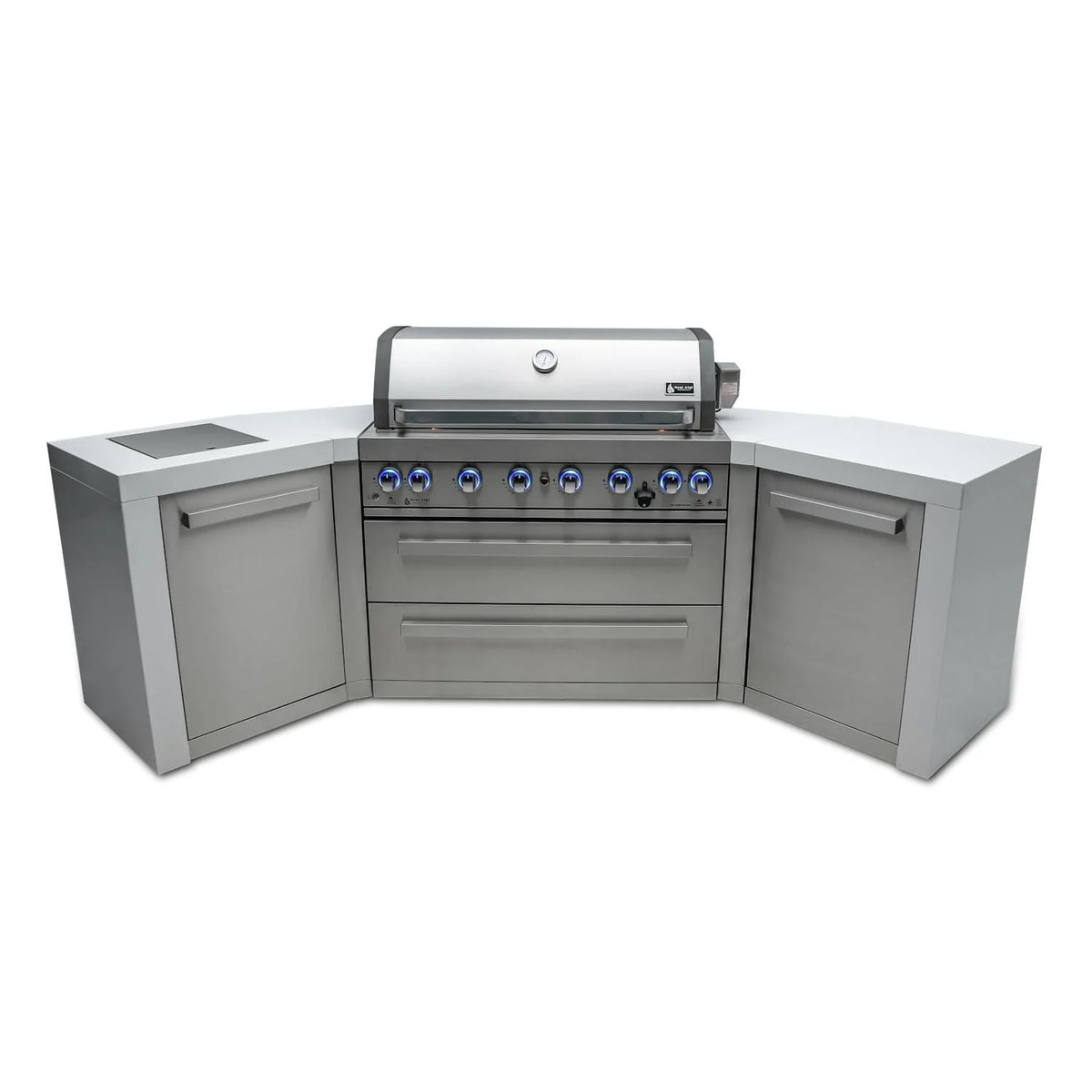 Deluxe Island Grill with 45 Degree Corners P58729