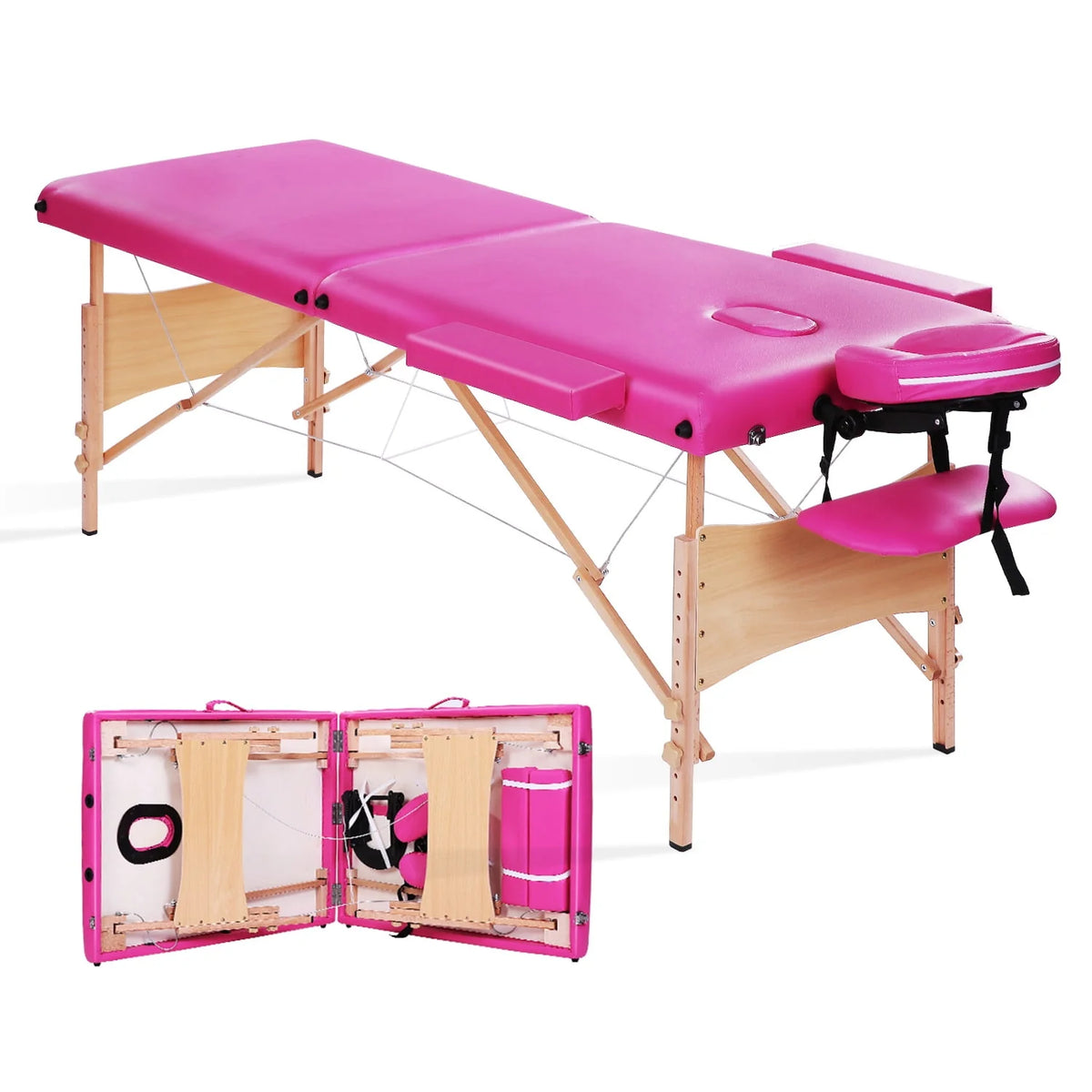 Portable Adjustable Height Massage Table 496LB R24306