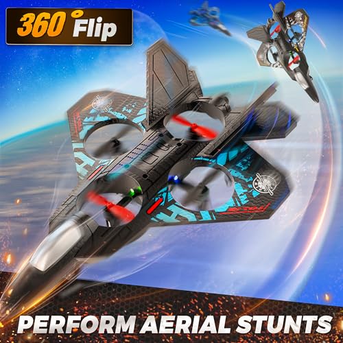 2.4GHZ RC Plane with Colorful LED Navigation Light Blue Q6662