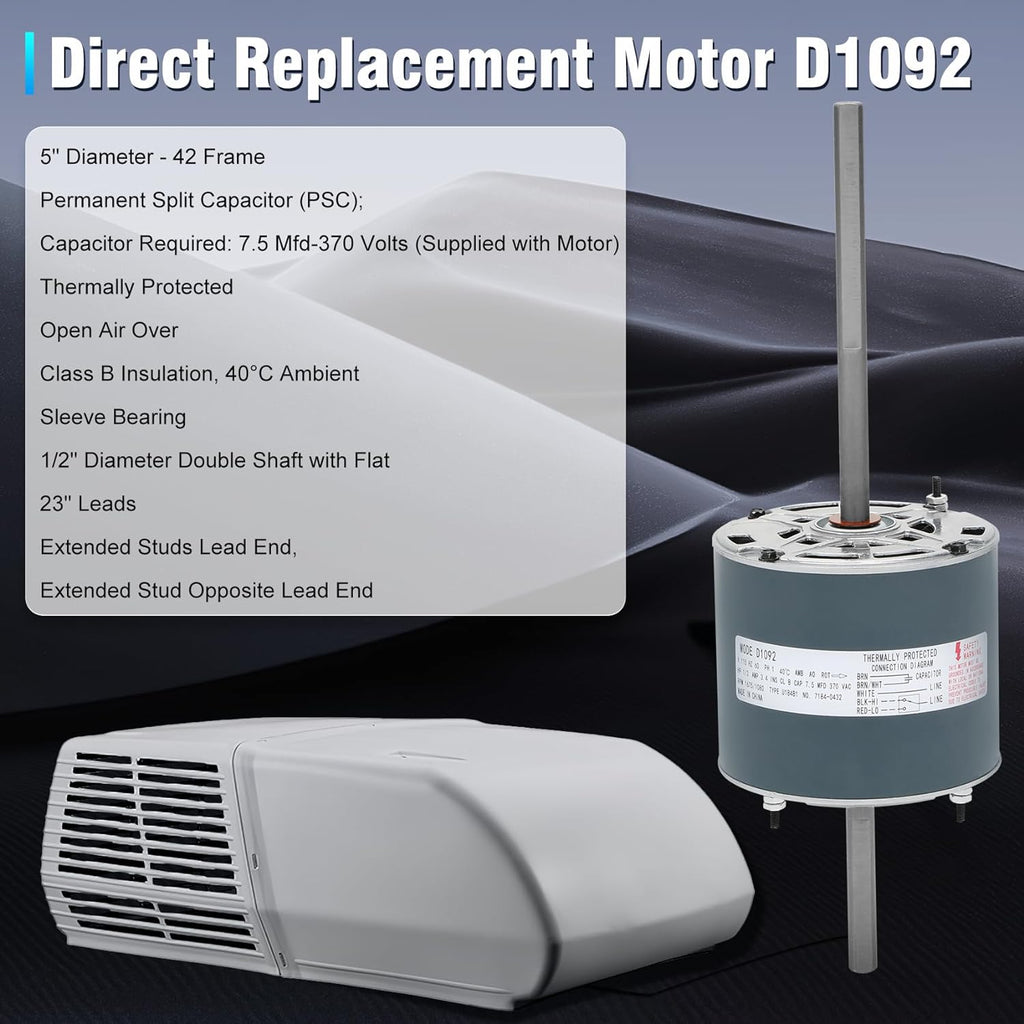 RV AC Fan Motor C31958