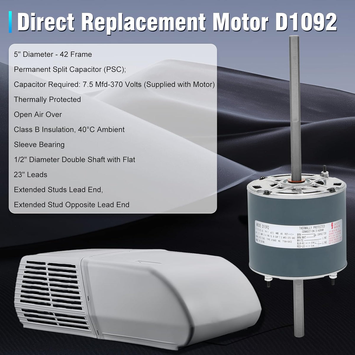 RV AC Fan Motor C31958