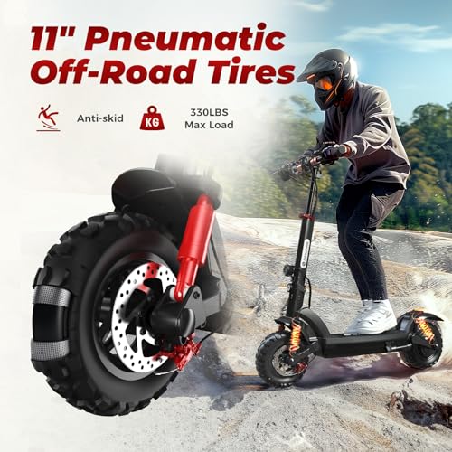 Electric Scooter 11" Off Road Tires 1000W Motor Foldable N9055