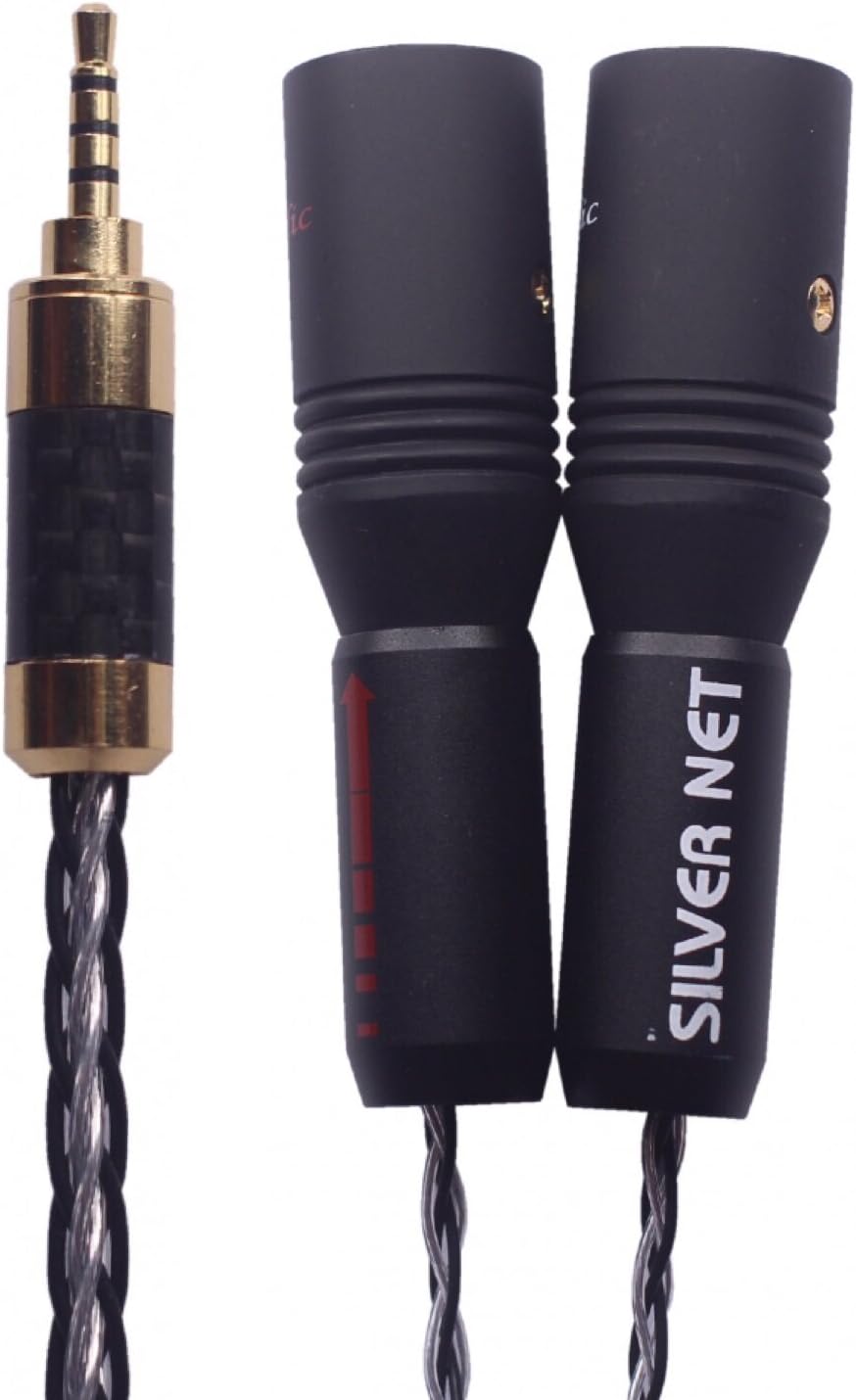 2.5mm TRRS Balanced Male to 2 XLR Male Cable 3.2ft C407