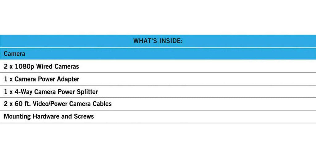 Black 2 Pack 1080p HD Wired Cameras U23900