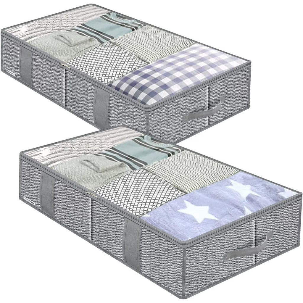 Breathable Zippered Storage Bag with Clear Window J289