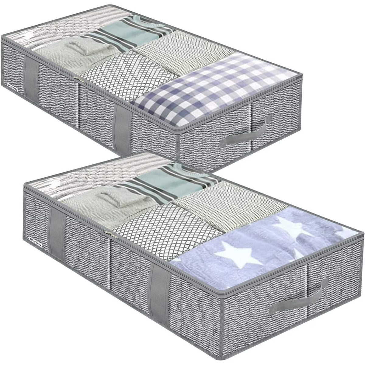 Breathable Zippered Storage Bag with Clear Window J289