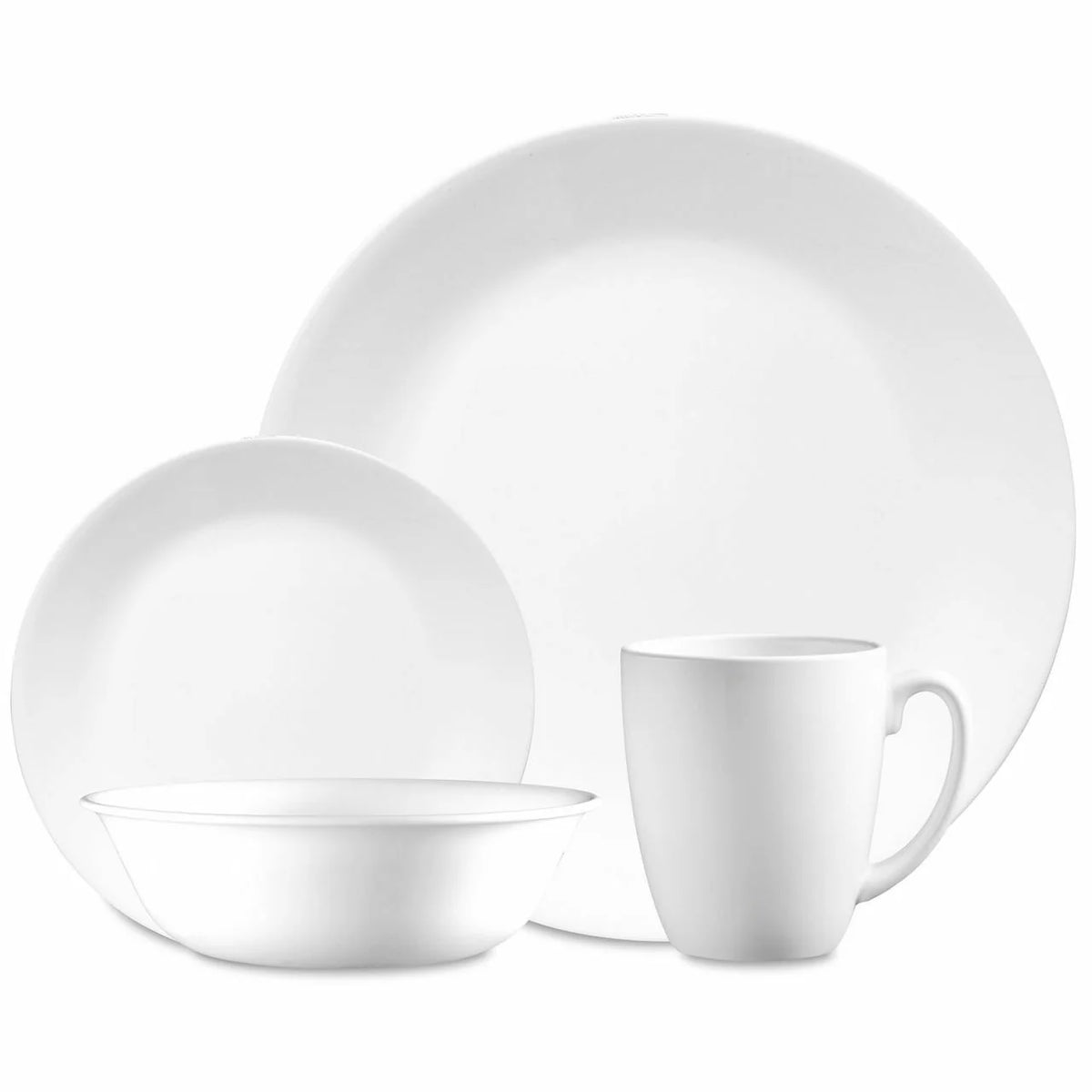 Winter Frost White 16-pc Dinnerware Set B848