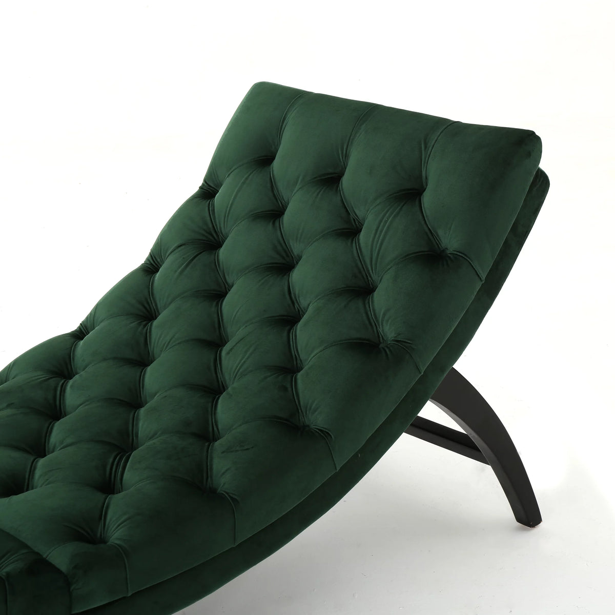 Emerald Velvet Chaise Lounge Z2332