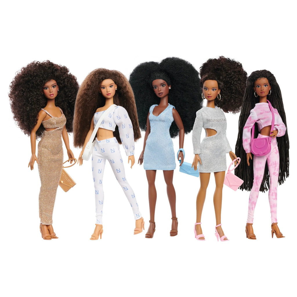 11.5-inch Fashion Doll with 4B Textured Hair, Medium Brown Skin Tone T3735