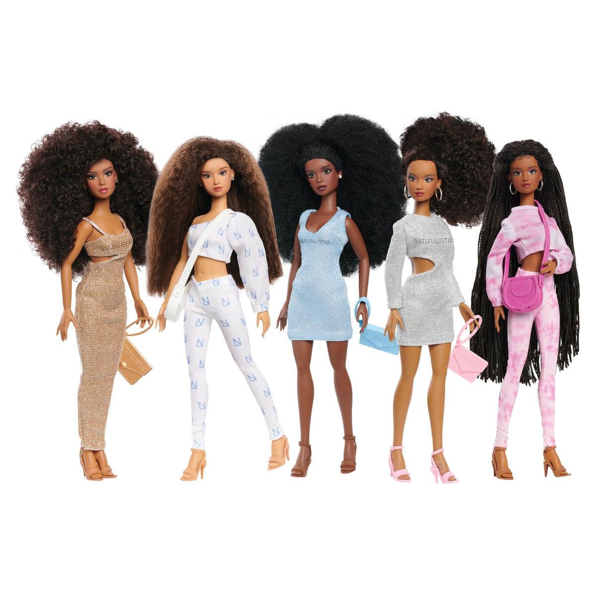 11.5-inch Fashion Doll with 4B Textured Hair, Medium Brown Skin Tone T3735