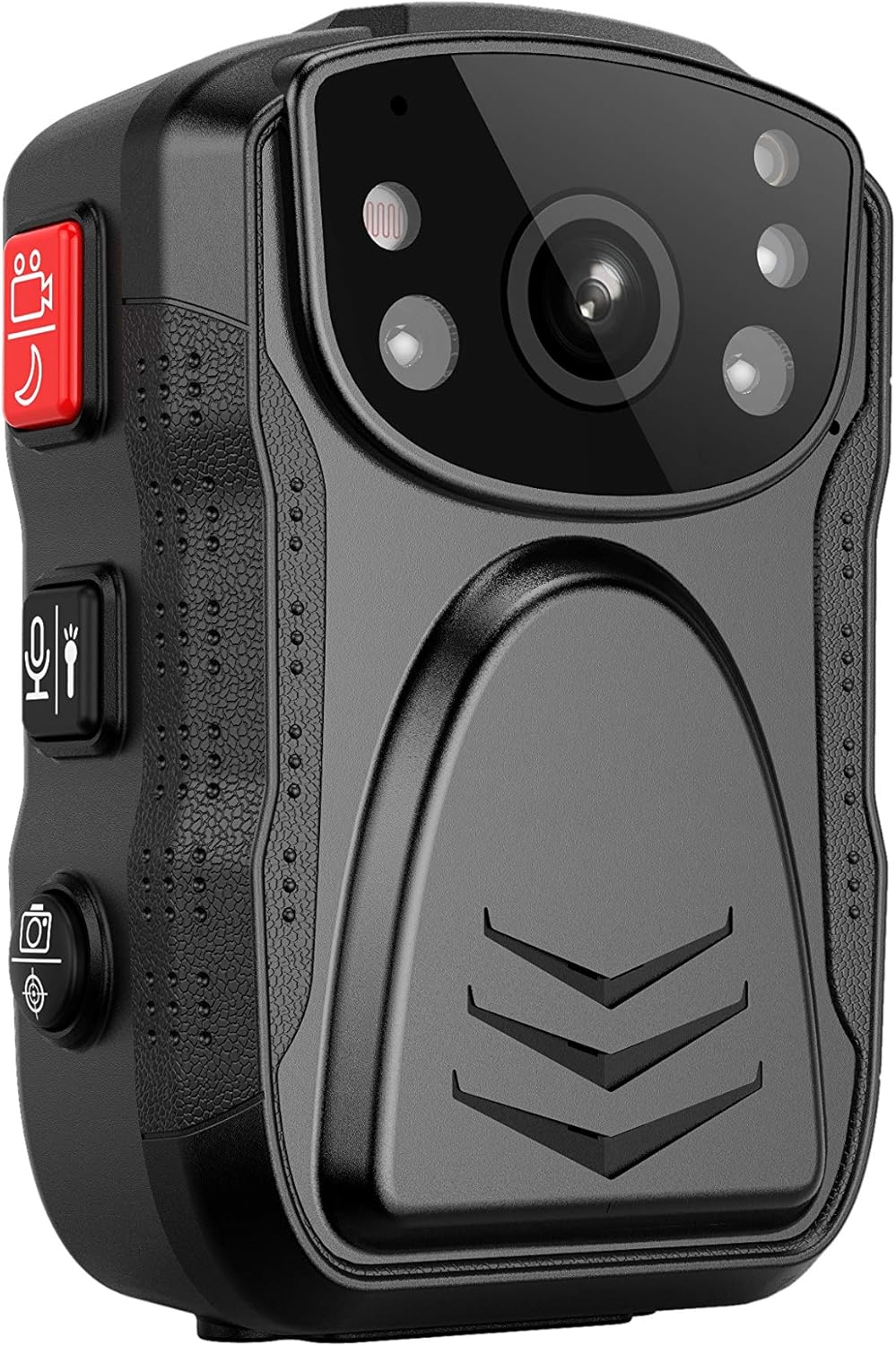 1296P UHD Body Camera with Audio, 128GB, 2 Inch Display, Night Vision, Waterproof, Shockproof D1985