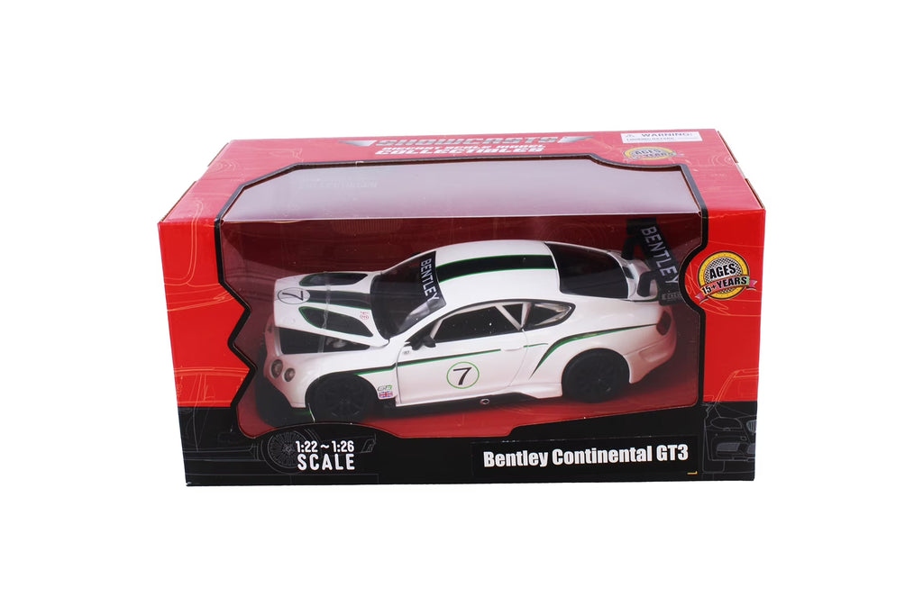 1/24 Scale White Diecast Model Car L516