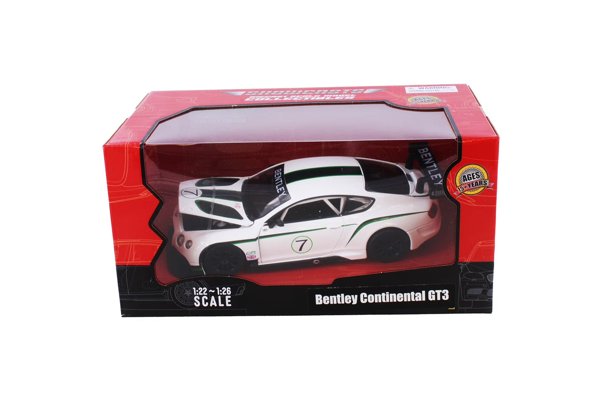 1/24 Scale White Diecast Model Car L516