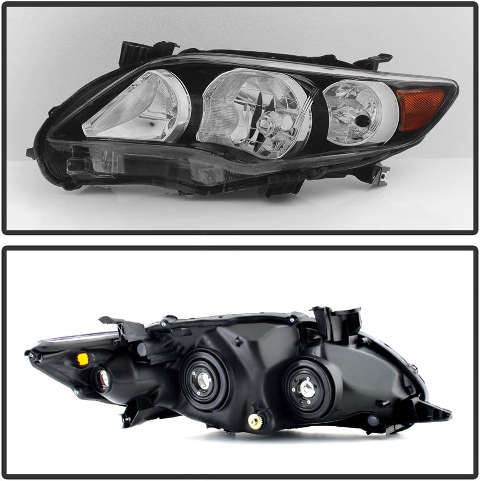 Black Housing Headlights Assembly Y2227